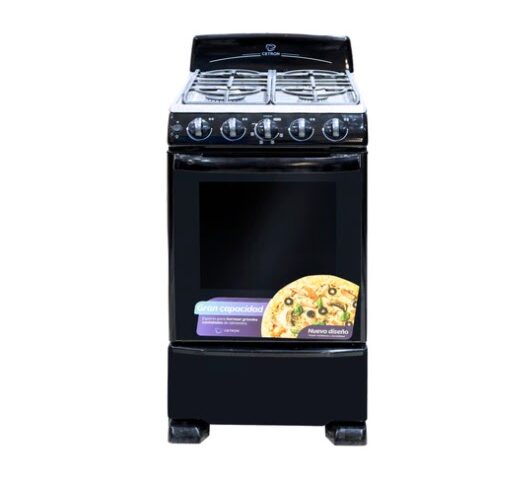Estufa Cetron Negra/Inox