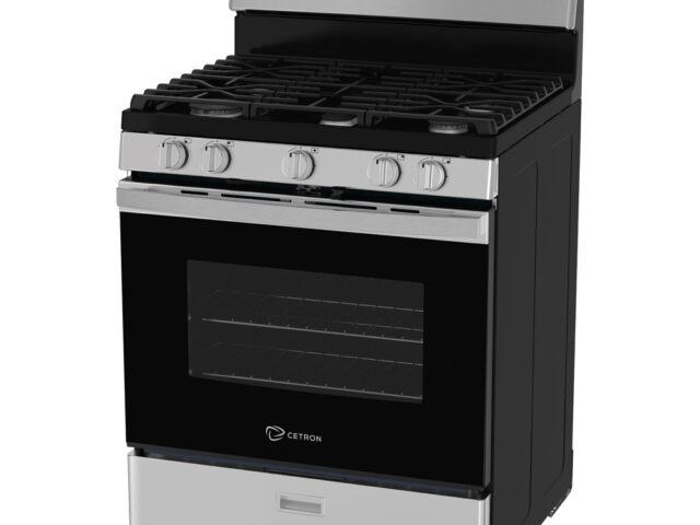 Estufa Cetron Negra/Inox 30